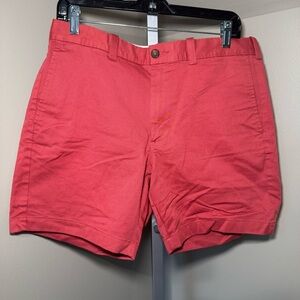 Men’s J. Crew red flat front chino shorts 7” inseam‎ Size 32  new with tags